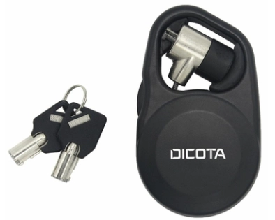 DICOTA Security Cable T-Lock, Retractable, keyed 3x7 mm slot