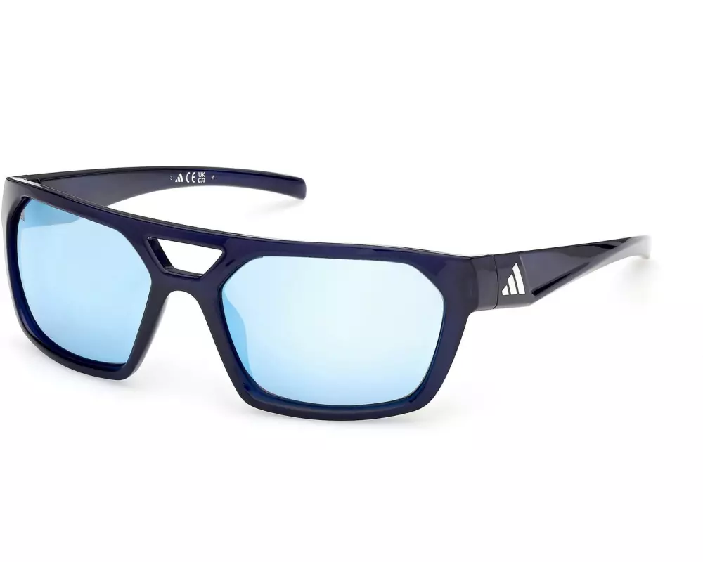 adidas ES0004 Sport Sonnenbrille Shiny Blue