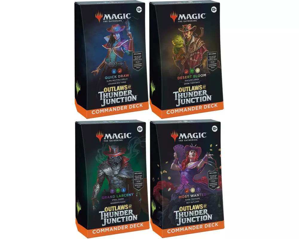 Magic: The Gathering Outlaws of Thunder Junction: Commander-Decks Display -EN-