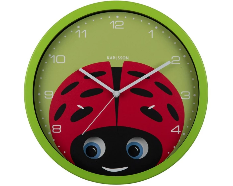 KARLSSON Wanduhr Hase Ø 30.8 cm, Hellgrün