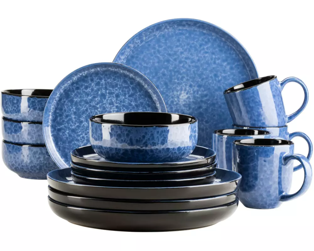 Mäser Speise-Service Filippa 16-teilig, Blau