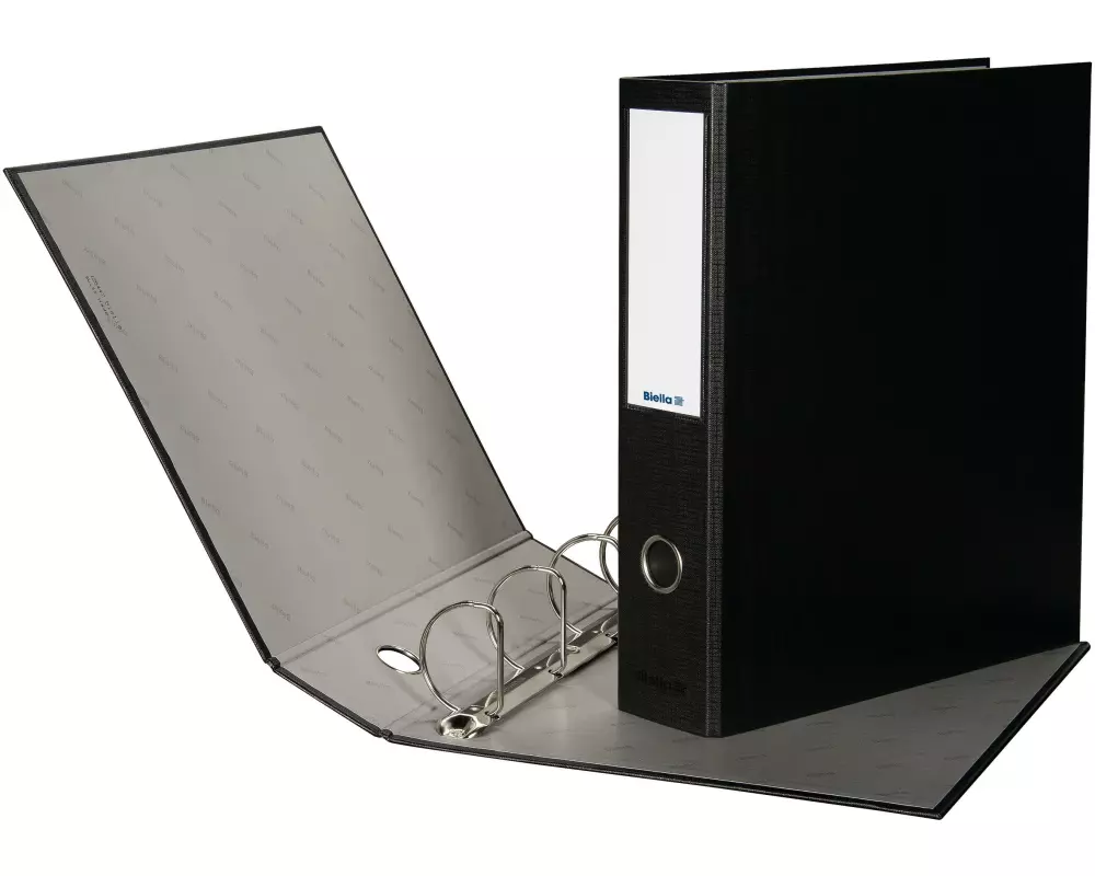 Biella Zeigebuch Dinor-Quatro A4 7 cm, Schwarz