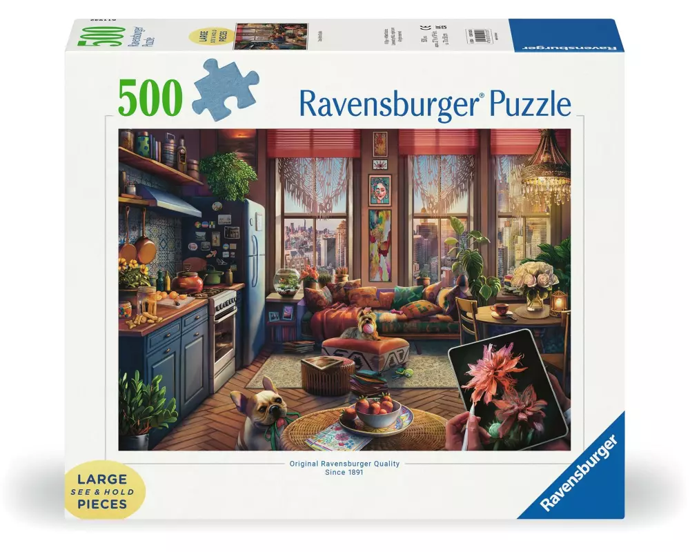Ravensburger Puzzle Gemütliches BohoStudio 500 Teile