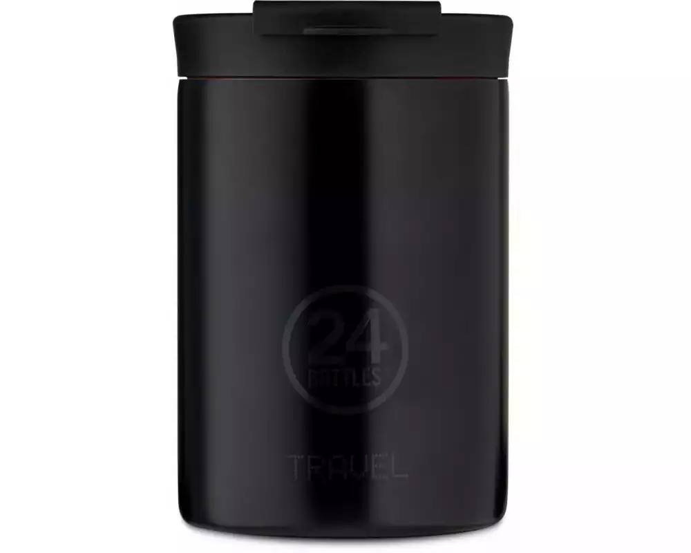 24Bottles Thermobecher Travel Tumbler 350 ml, Tuxedo Black