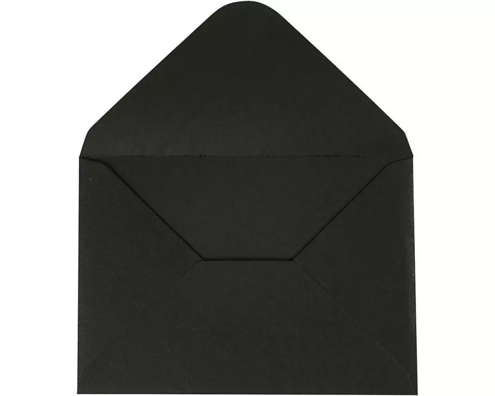 Creativ Company Couvert 11.5 x 16 cm Schwarz