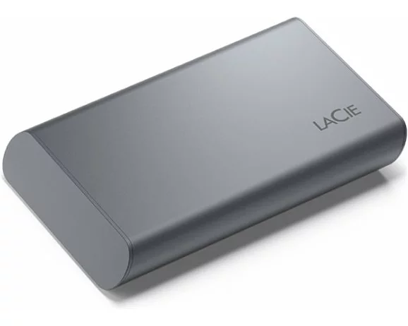 LaCie Mobile SSD, 1TB, Secure, USB-C, USB 3.0, Space Gray