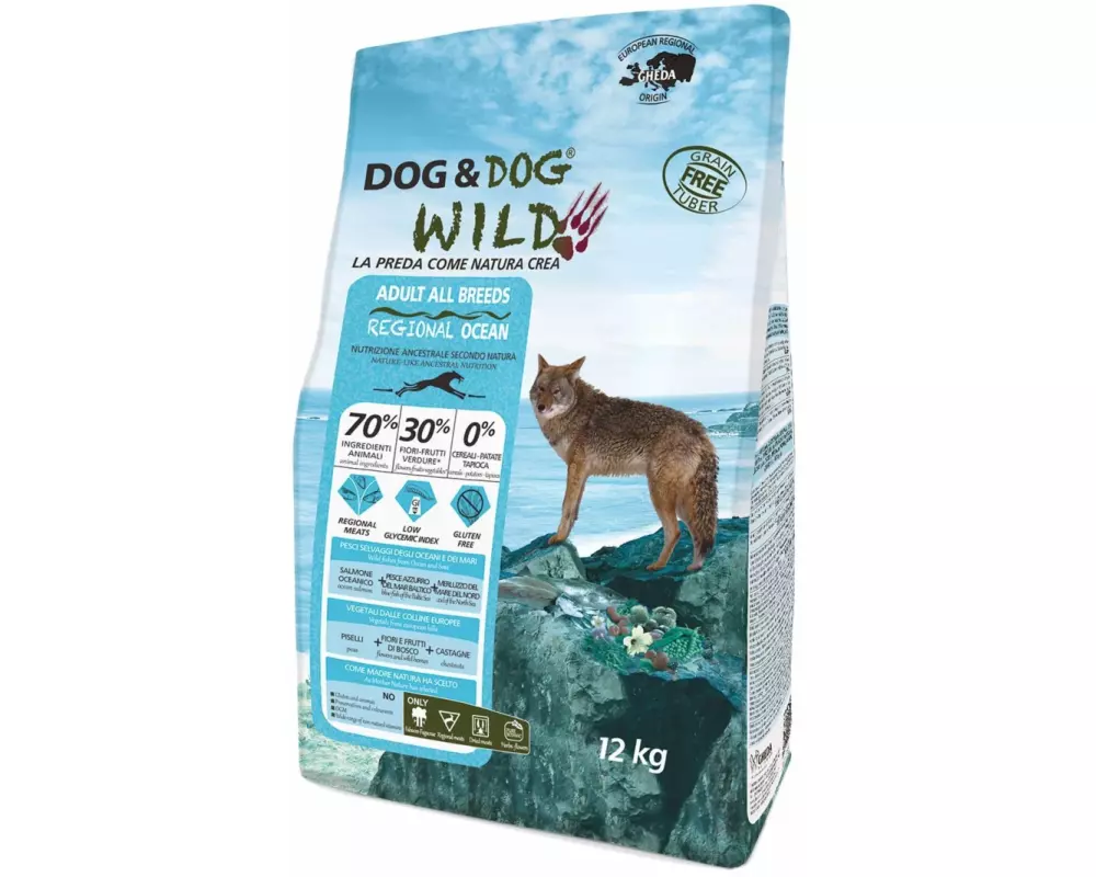 Dog&Dog Trockenfutter Wild Regional Ocean, 12 kg