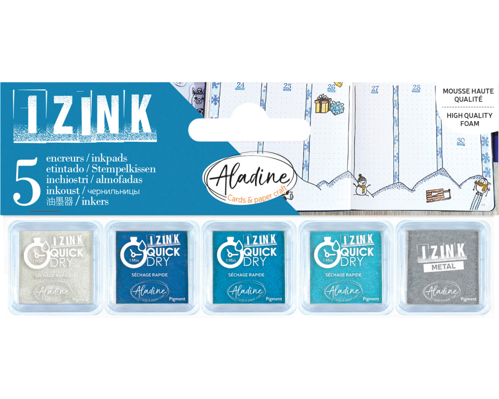 ALADINE Stempelkissen 03930 Frost 5 Stück