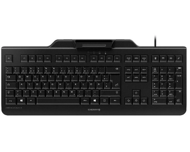 CHERRY SECURE BOARD 1.0 Tastatur Büro USB QWERTZ Deutsch Schwarz