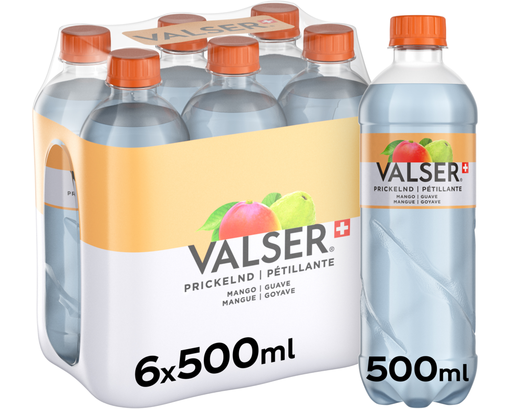 VALSER Mango & Guave 776701 50cl, 6 Stk.