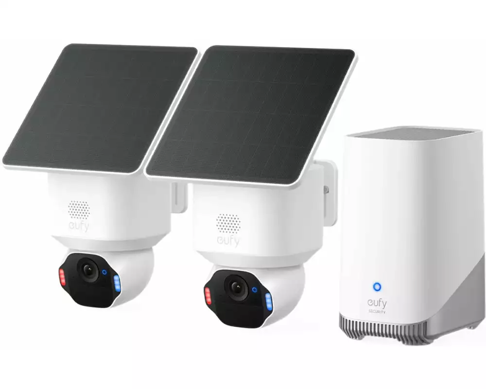 eufy Überwachungsset 2 x SoloCam E42 + HomeBase S380