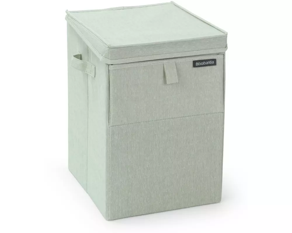 Brabantia Wäschesammler stapelbar, 35 Liter, Hellgrün