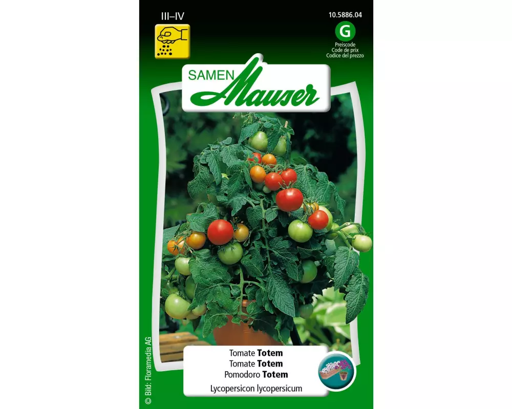 Samen Mauser Samen Urban Gardening Tomate Totem