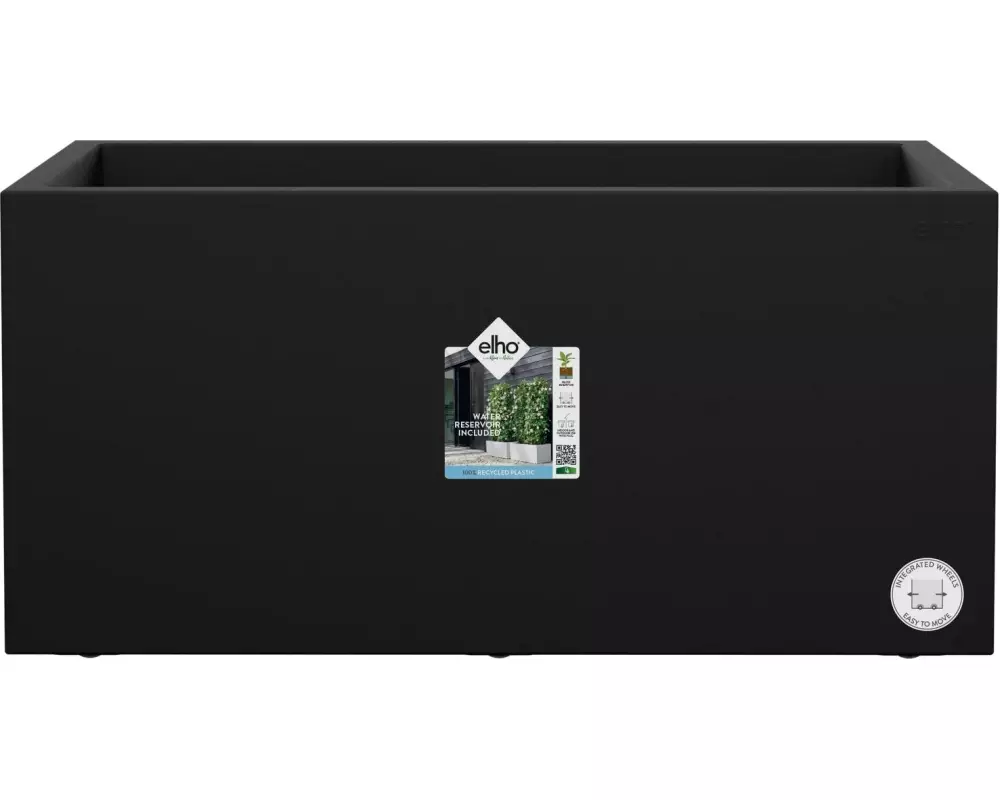 Elho Blumentopf Vivo Next Lang 60 cm Schwarz