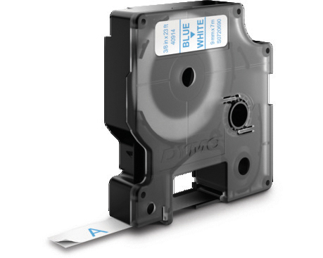 DYMO Schriftband D1 S0720690 blau/weis 9mm/7m