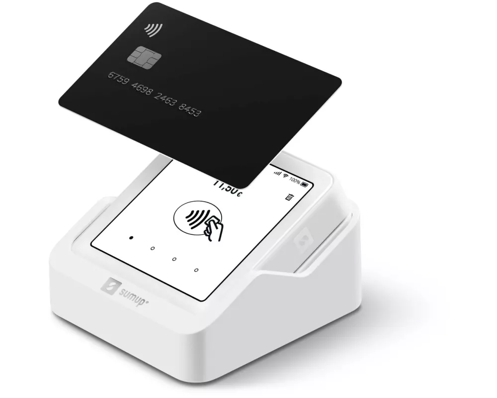 SumUp Chipkartenleser Solo Touch Kartenterminal + Ladestation