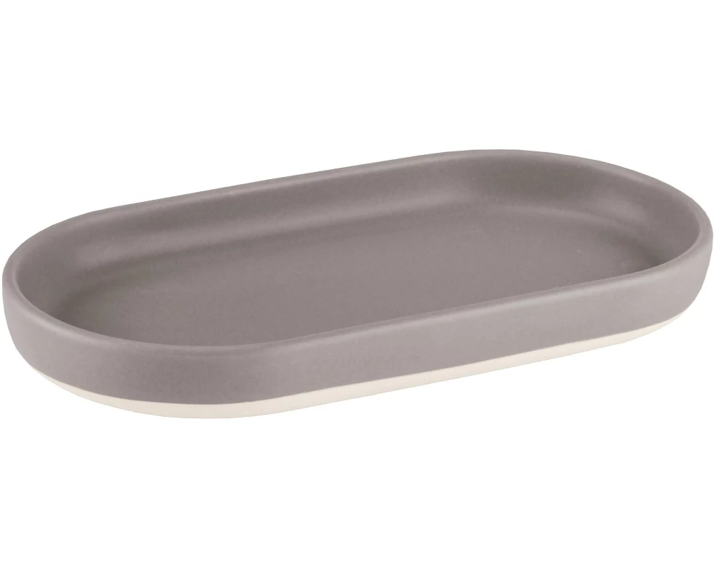 Kleine Wolke Dekoschale Lunella Silbergrau, Dolomit