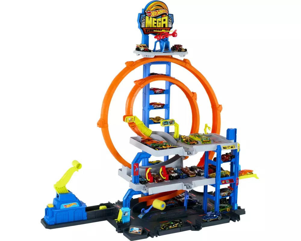 Hot Wheels City Mega parking garage