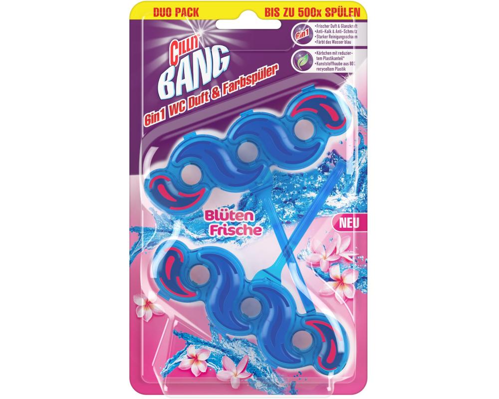 CILLIT BANG WC-Reiniger 6in1 3116705 Blütenfrische 2 Stück