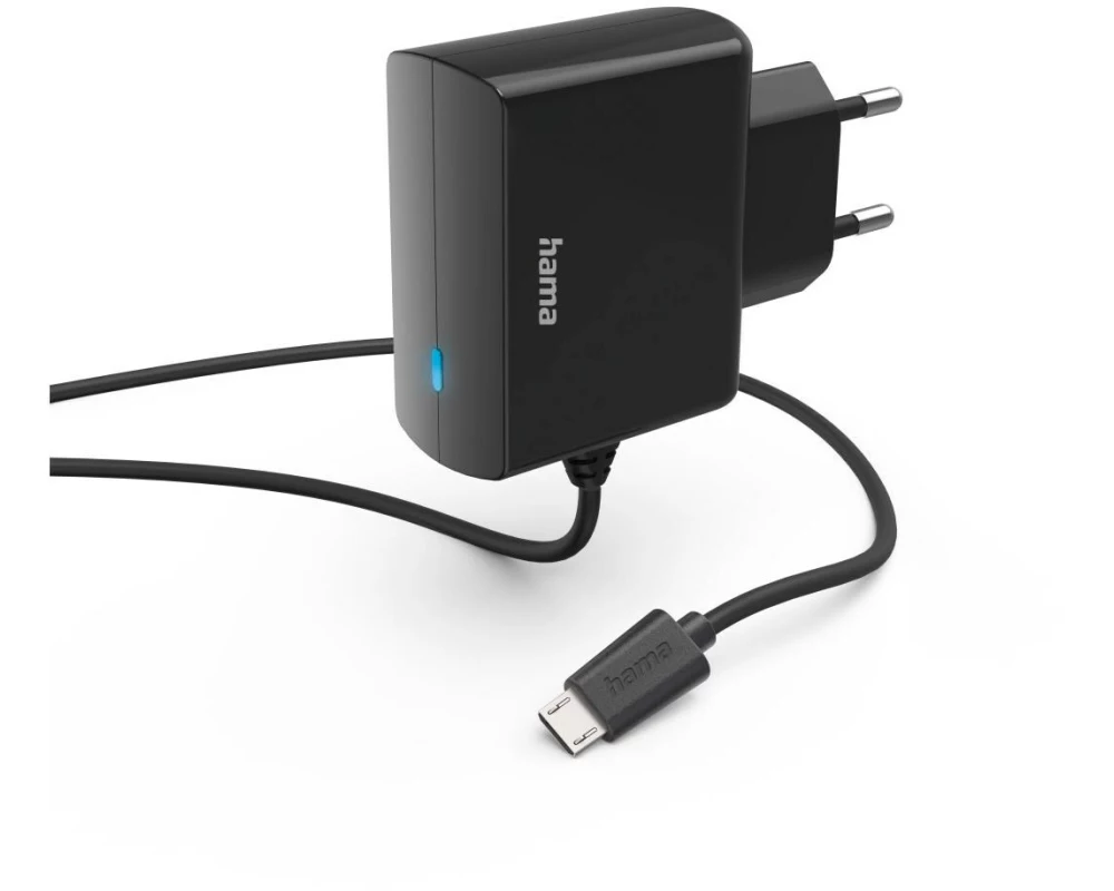 Hama USB-Wandladegerät Micro-USB 6 W Schwarz