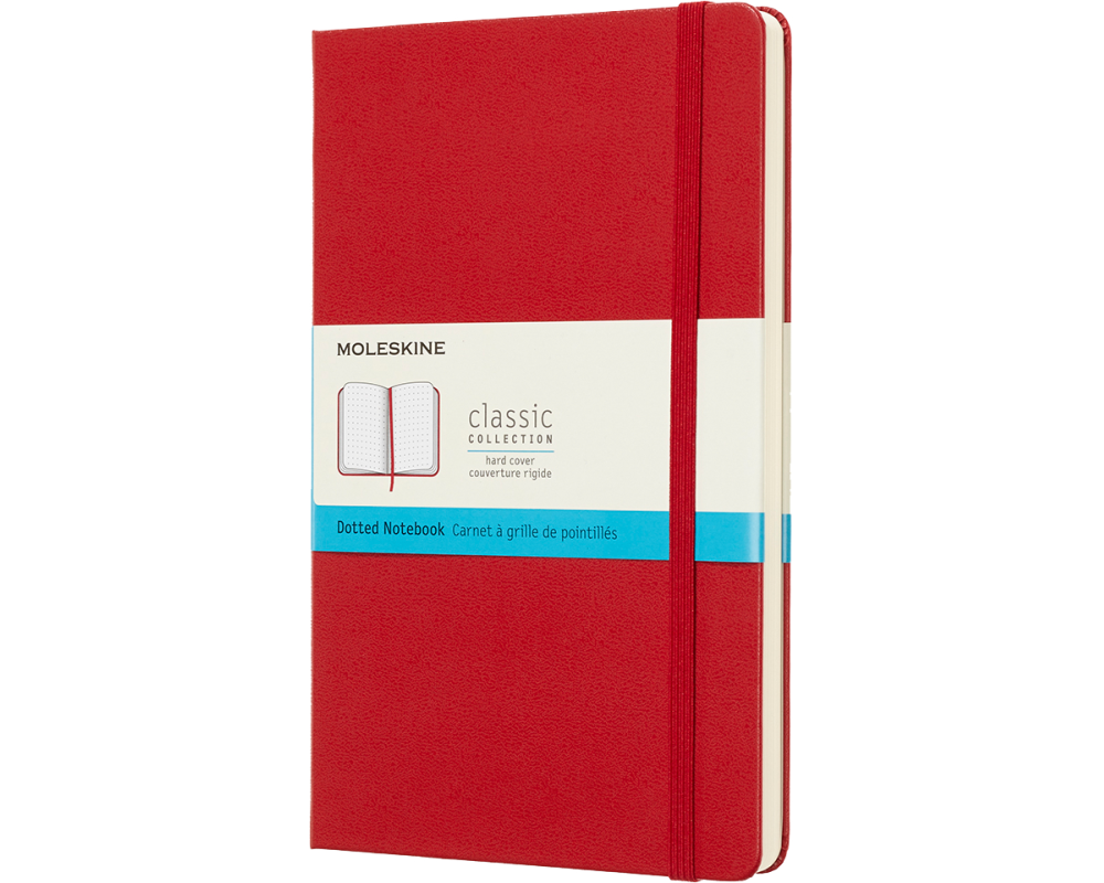 MOLESKINE Notizbuch L/A5 715420 Punktraster,HC,Scharlachrot