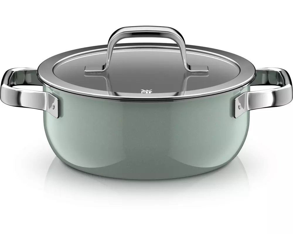 WMF Kochtopf Fusiontec Mineral Pro 20 cm, Eukalyptusgrün
