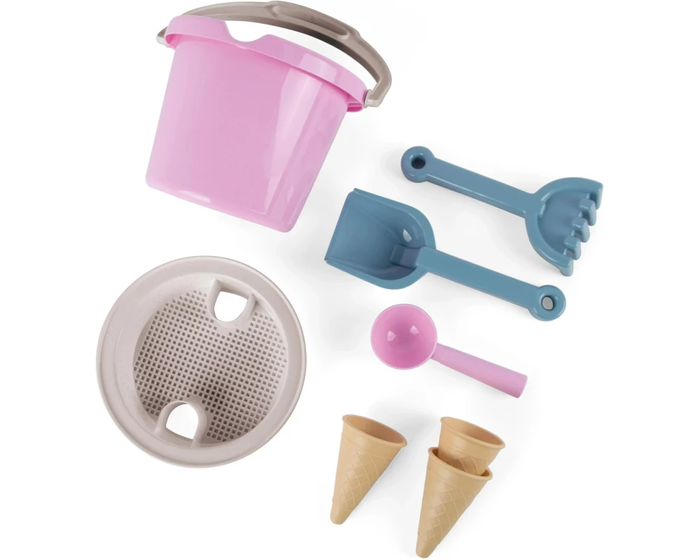 dantoy Thorbjorn Eimer und Eis Set 8 Teile, Rosa