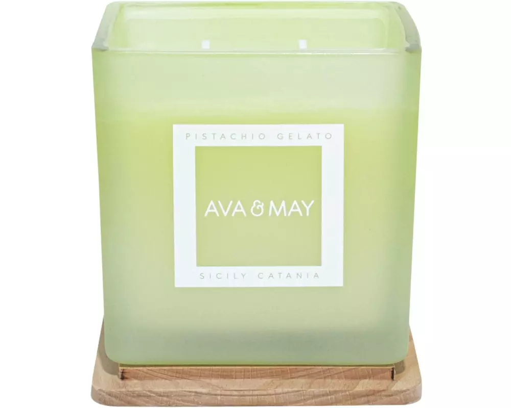 AVA & MAY Pistachio Gelato Duftkerze 450 g
