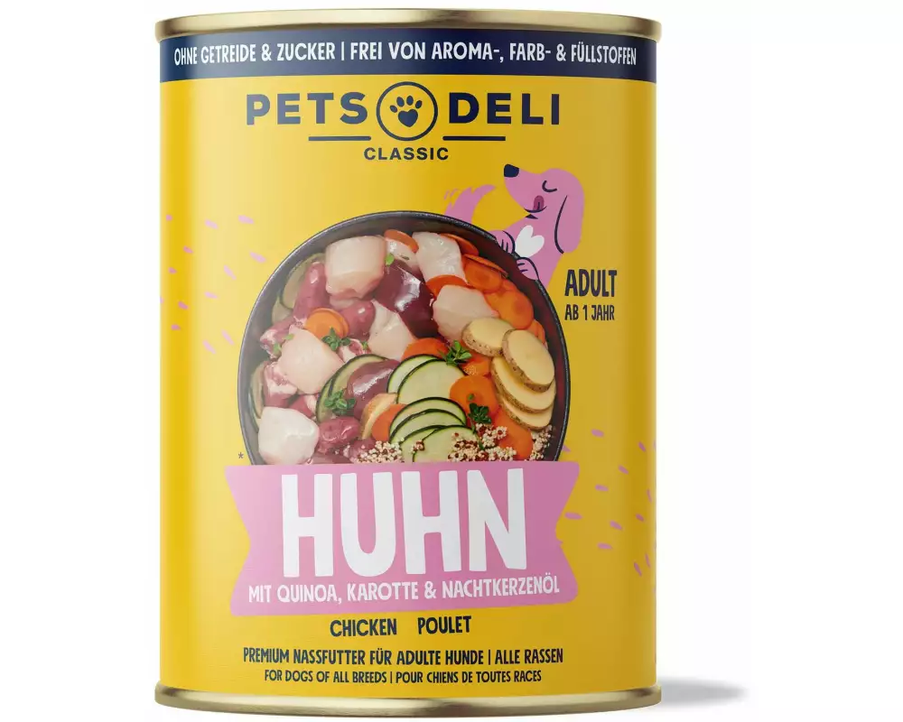 Pets Deli Classic Huhn Karotte Quinoa Zucchini 400 g