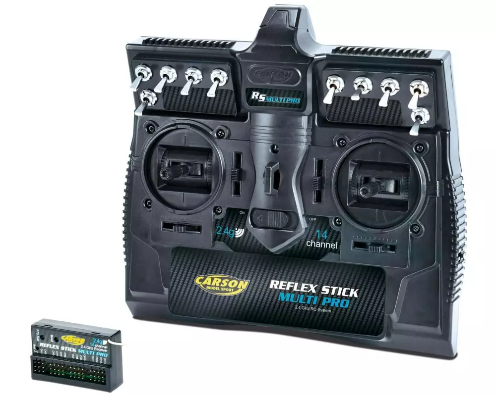 Carson Fernsteuerung Reflex Stick Multi Pro 14-Kanal mit Empfänger