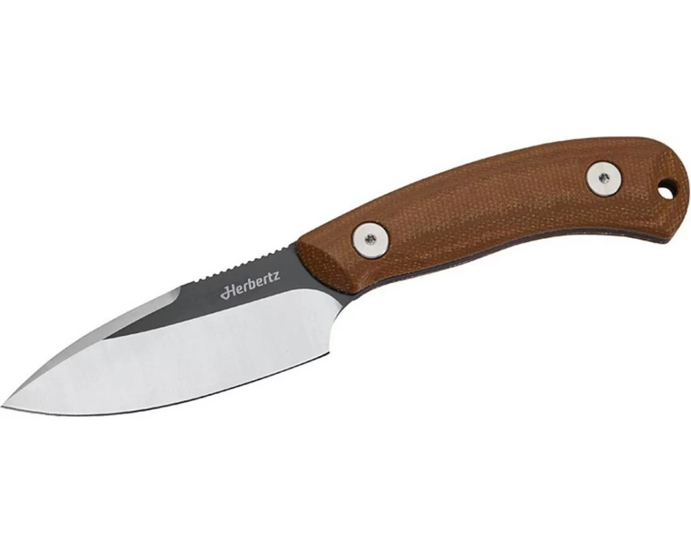 Herbertz Gürtelmesser D2 braun micarta
