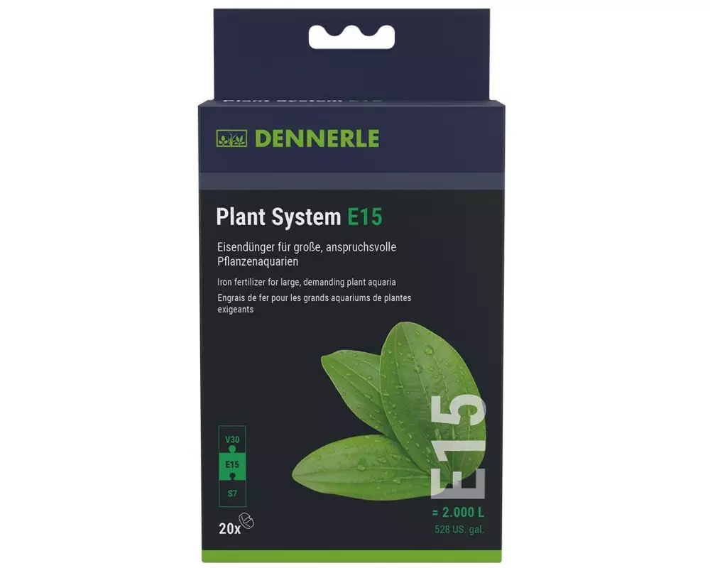 Dennerle Pflanzendünger Plant System E15, 20 Stück