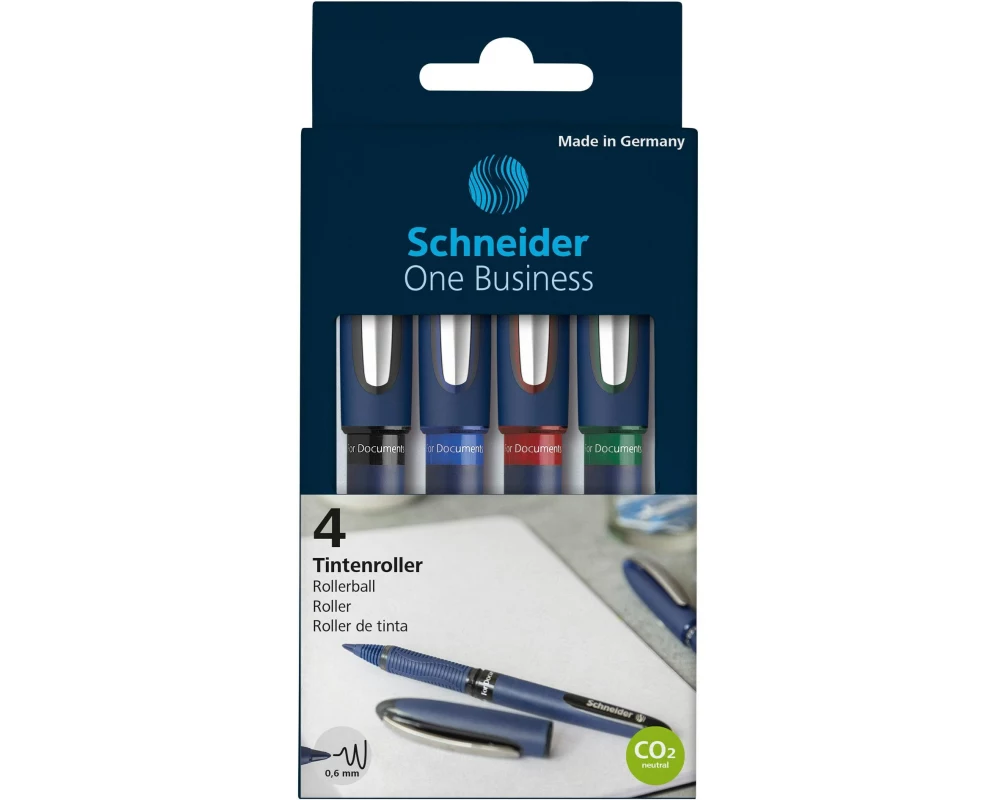 Schneider Rollerball One Business 4er Set