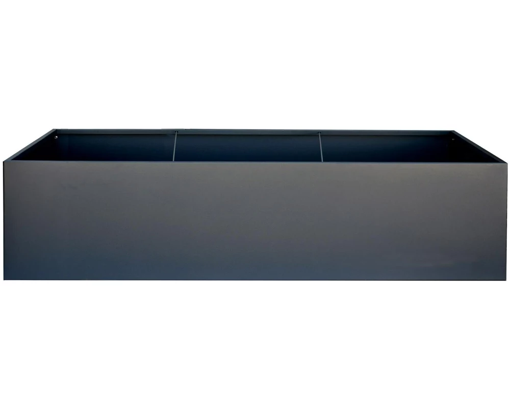 Herstera Pflanzentrog Metal Planter Edge 50, 200x100x50 cm, Anthrazit