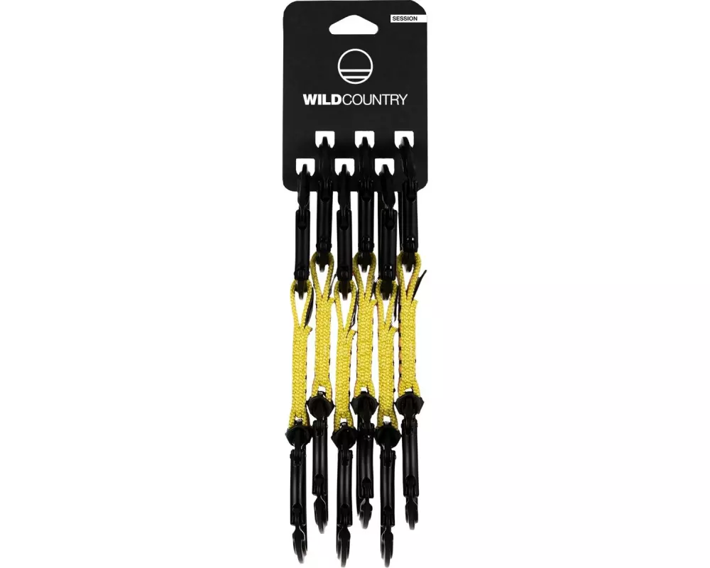 Wild Country Express Session Quickdraw 6 x 12 cm, Schwarz/Gelb