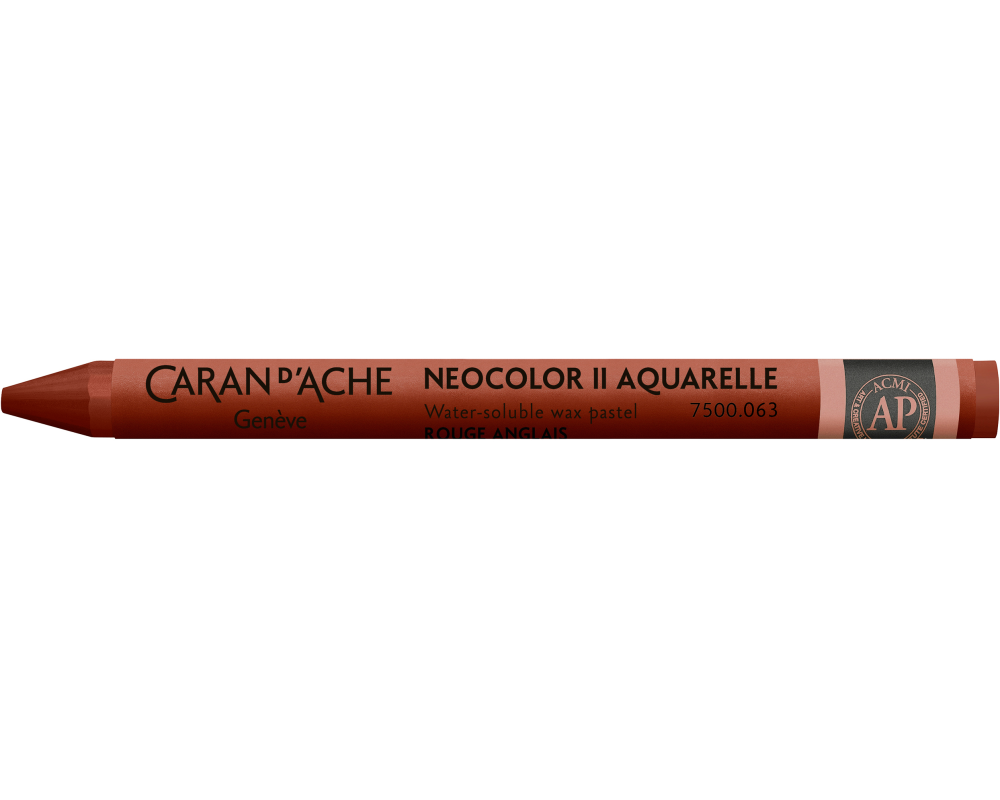 CARAN D'ACHE Wachsmalkreide Neocolor II 7500.063 englischrot