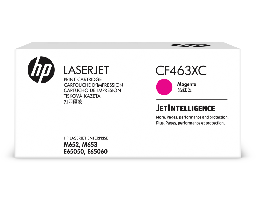 HP Toner-Modul Contract magenta CF463XC CLJ Enterprise M652 22'000 S.