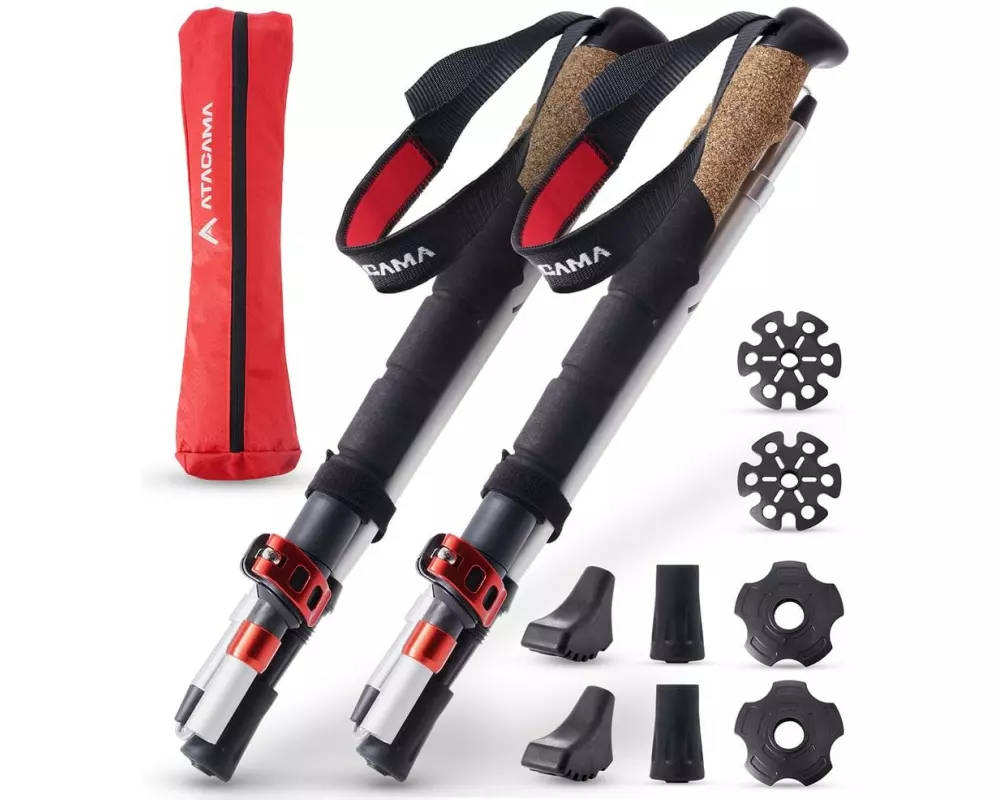 Atacama Teleskop Wanderstöcke, Flip Lock 110-135 cm
