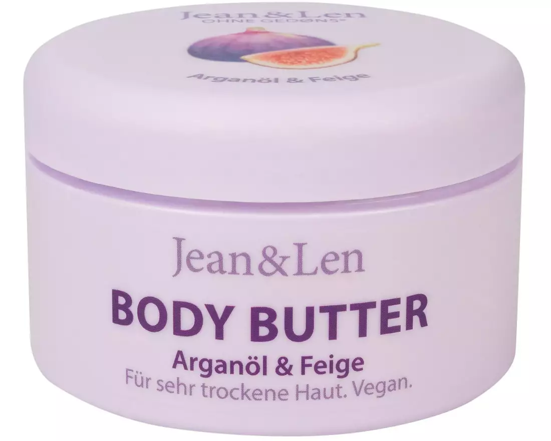 Jean & Len Body Butter Arganöl und Feige 200 ml1 Stück
