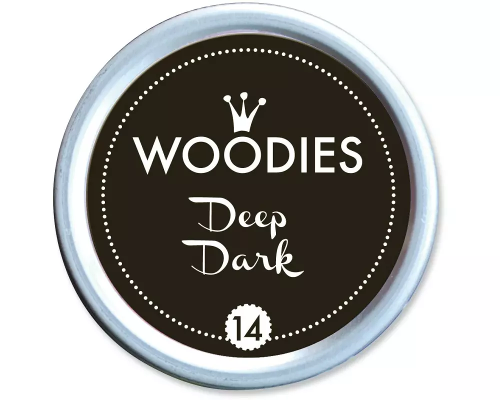 Woodies Stempelkissen Woodies Deep Dark Schwarz