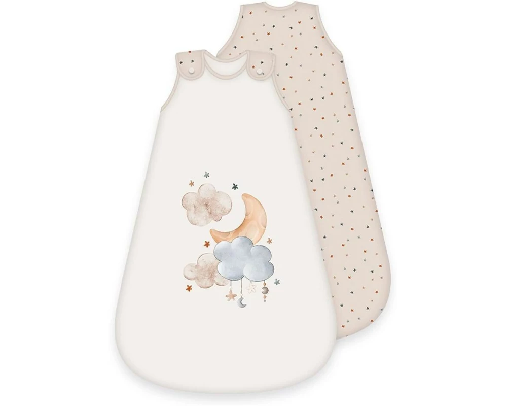 Herding Baby-Ganzjahresschlafsack Moon and Stars 70 cm