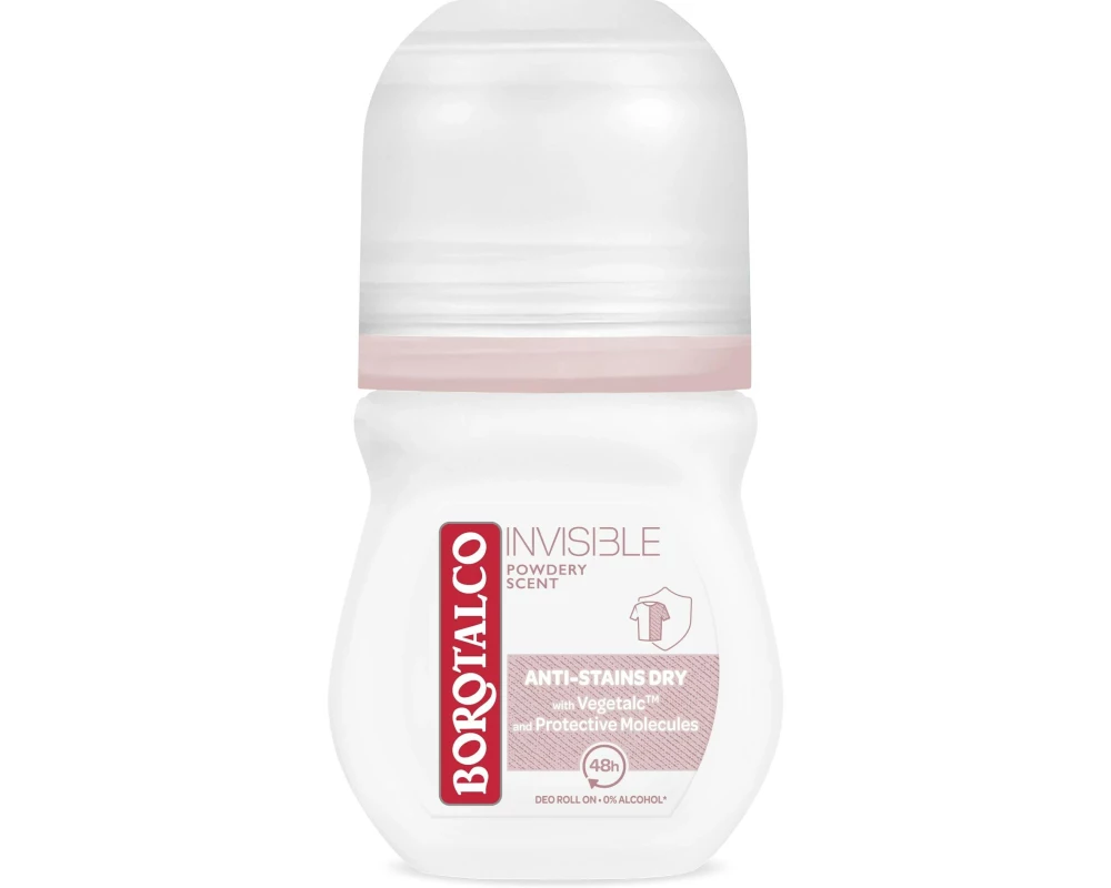 Borotalco Deo Roll-on Invisible Pink 50 ml