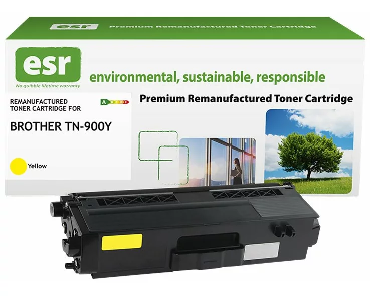 ESR Toner cartridge compatible with Brother TN-900Y yellow remanufactured 6.000 pages