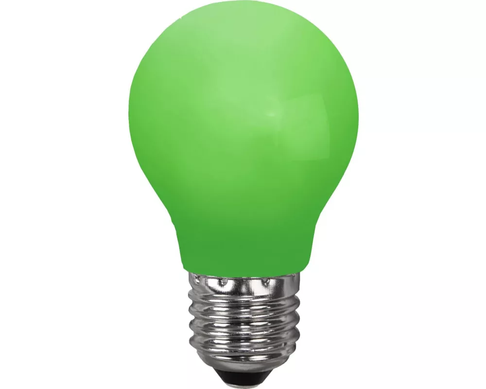 Star Trading LED L. Mitt. E27 A55 Outd. Lighting 15 lm Grün 0.9W 220-240V