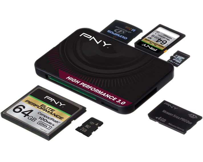 PNY Flash Card Reader High Perf. FLASHREAD-HI HIGPER-BX USB 3.0