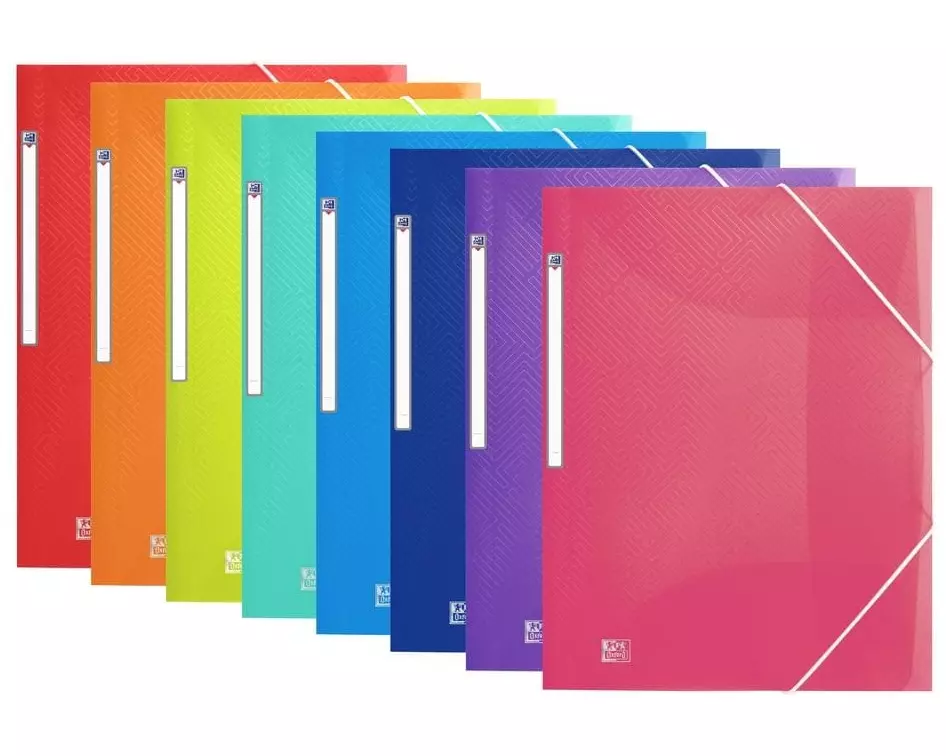 Oxford Gummibandmappe A4, assortiert