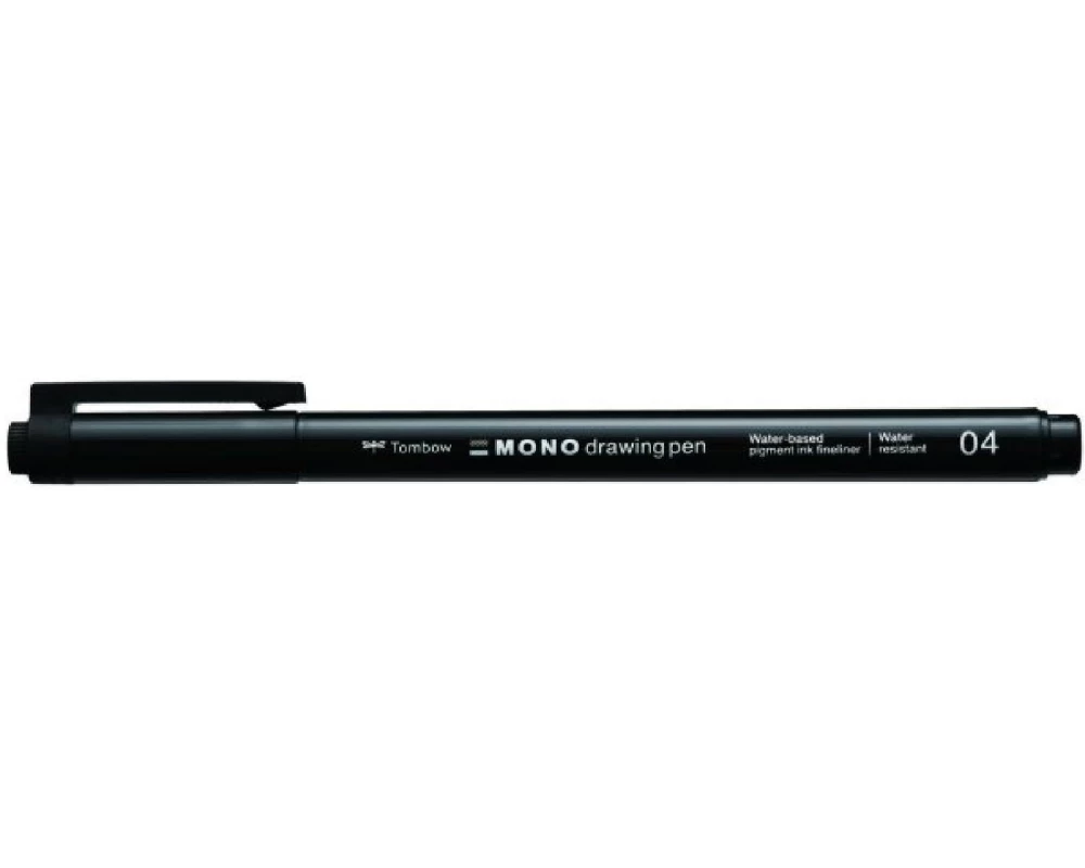 Tombow Filzstift MONO drawing pen 0.4 mm, Schwarz