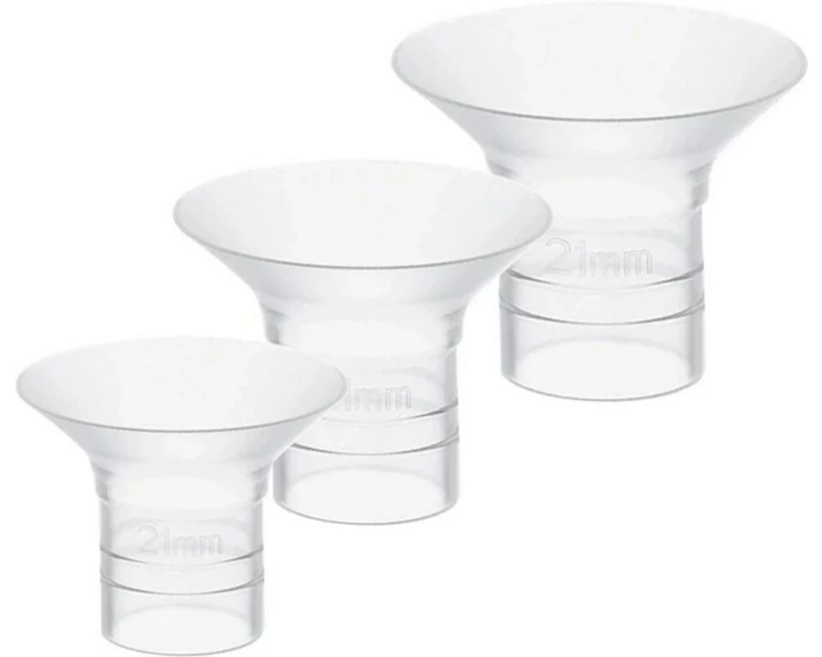 MEDELA Silikoneinsätze 2 x 21 mm, 2 x 18 mm, 2 x 15 mm