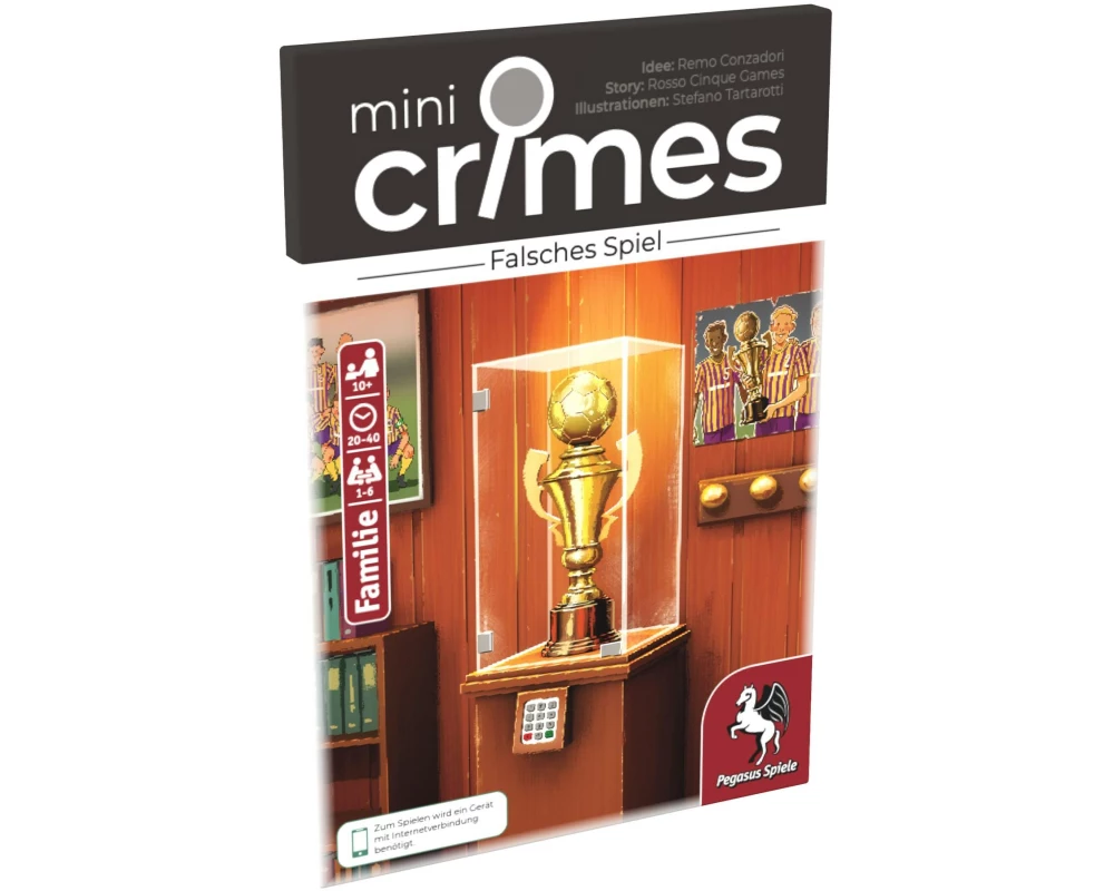 Pegasus Spiele Kartenspiel MiniCrimes – Falsches Spiel -DE-