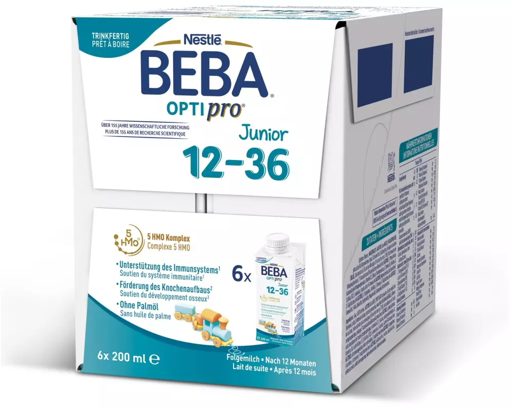 BEBA Juniormilch BEBA Optipro 6x 200 ml
